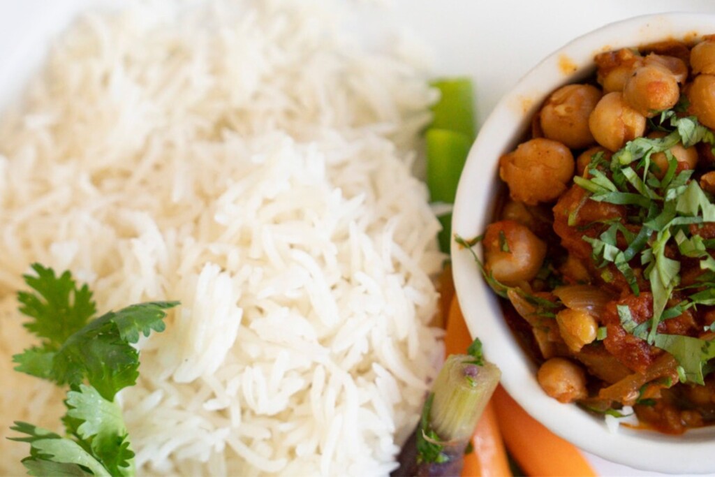 rice and chickpeas